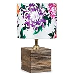 tu casa Wooden Table Lamp | Carnation Shade | Bedroom Decor ! Living Room- Amazon