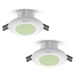 Panasonic 5 Watt LED Deep Junction Downlighter, LED Downlight with 85mm Cut Out, BIS & ROHS Certified, 4KV Surge Protection, Green Light (PDLM3405G-2)- Amazon