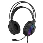 ZEBRONICS Jupiter 3.5mm Premium Gaming Over Ear Headphone with 50mm Neodymium Drivers, Extra Soft Ear Cushion,Suspension Headband, Braided Cable,Volume Controller, Multicolor Lights, Pop Filter- Amazon