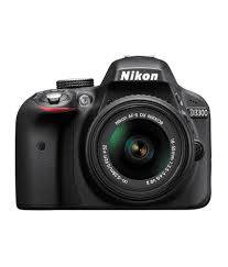 Nikon D3300 with (AF-S 18-55mm VR Lens) DSLR Camera Black