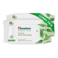 Himalaya Purifying Neem Facial Wipes, 25 Count (Pack Of 2)- Amazon