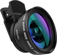 TIZUM Universal Smartphone Lens Pro-Kit 2 in1 Wide Angle and Macro Lens Mobile Phone Lens  (Wide and Macro)- Flipkart