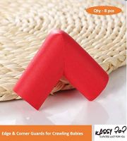 Kassy Pop Baby Proofing Soft and Thick Baby Safety L Shaped Corner Guards Edge Protectors - with Adhesive Tape 8 Pc Set- Amazon