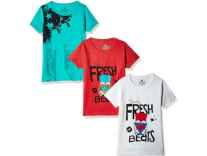 Fort Collins Kids Tshirt Pack of 3 Rs. 249 - Amazon